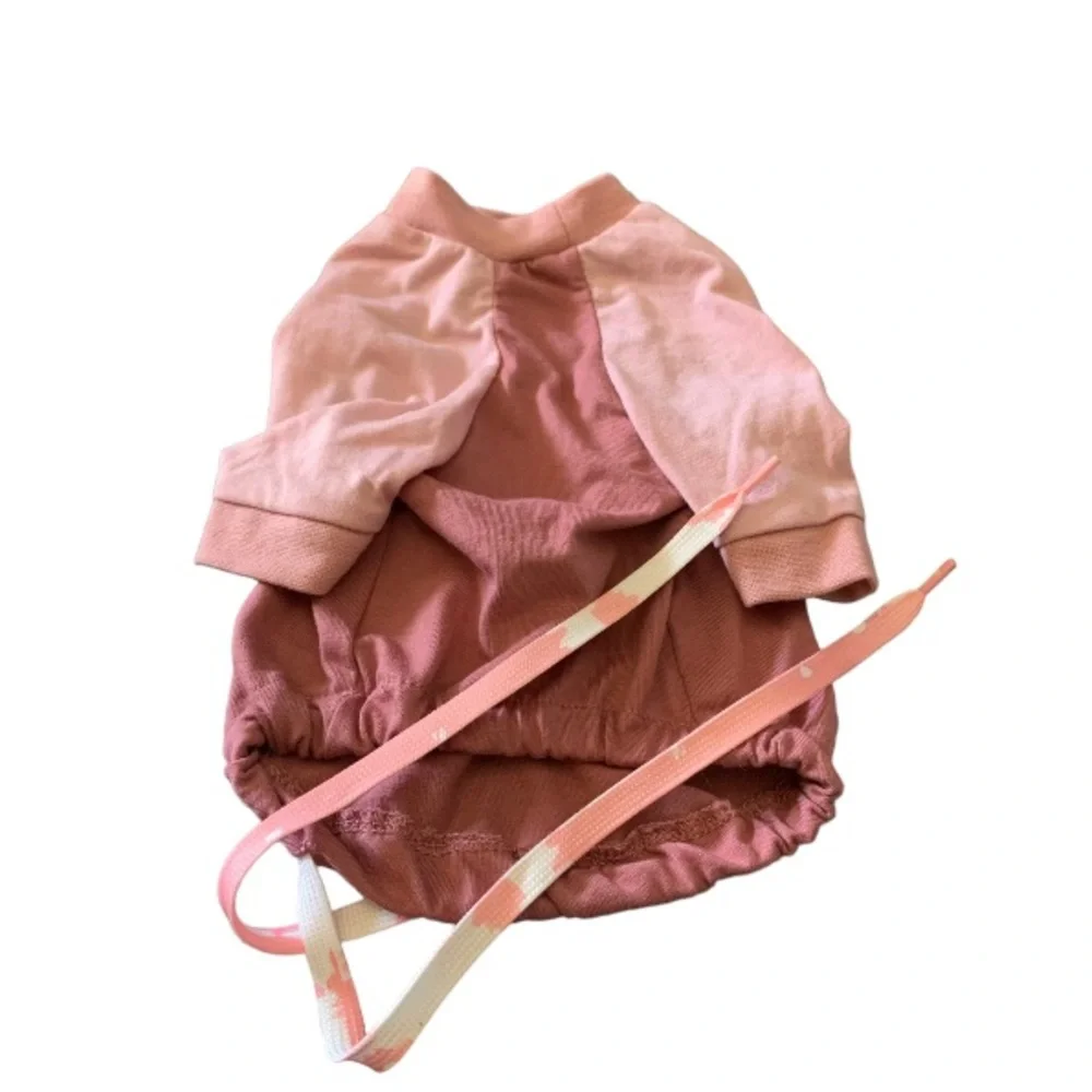 Pre-Owned Top Paw Namaste Dog Shirt Color: Pink | Size: XS